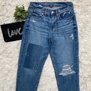 American Eagle ‘90’s Straight Jeans 💗 Medium Wash